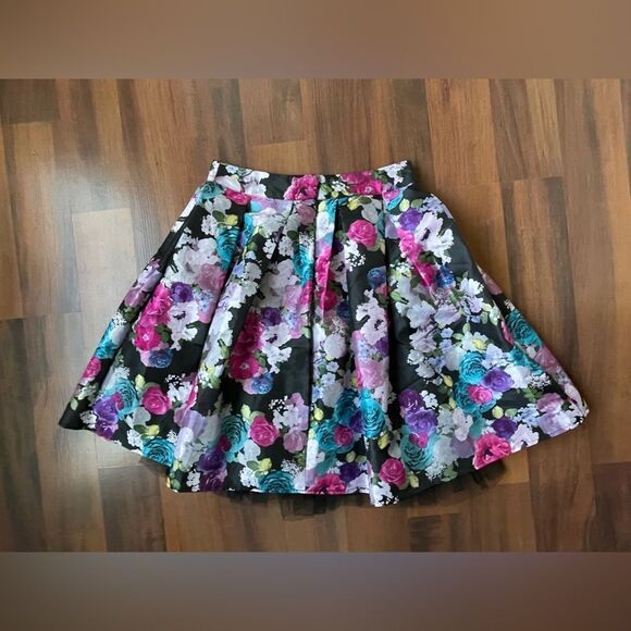 Disney D’signed floral taffeta skirt with tulle size L (14/16) - Picture 4 of 7